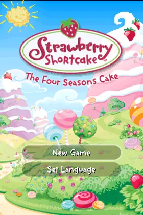 Strawberry Shortcake - The Four Seasons Cake (USA) (En,Fr,Es) screen shot title